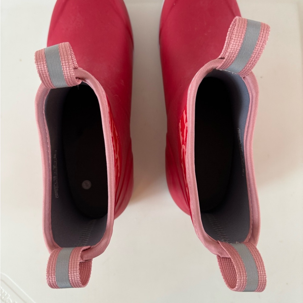 Xtratuf Salmon Sisters Ankle Deck Boots Red Salmon Waterproof Women’s Size 10 - Picture 7 of 9